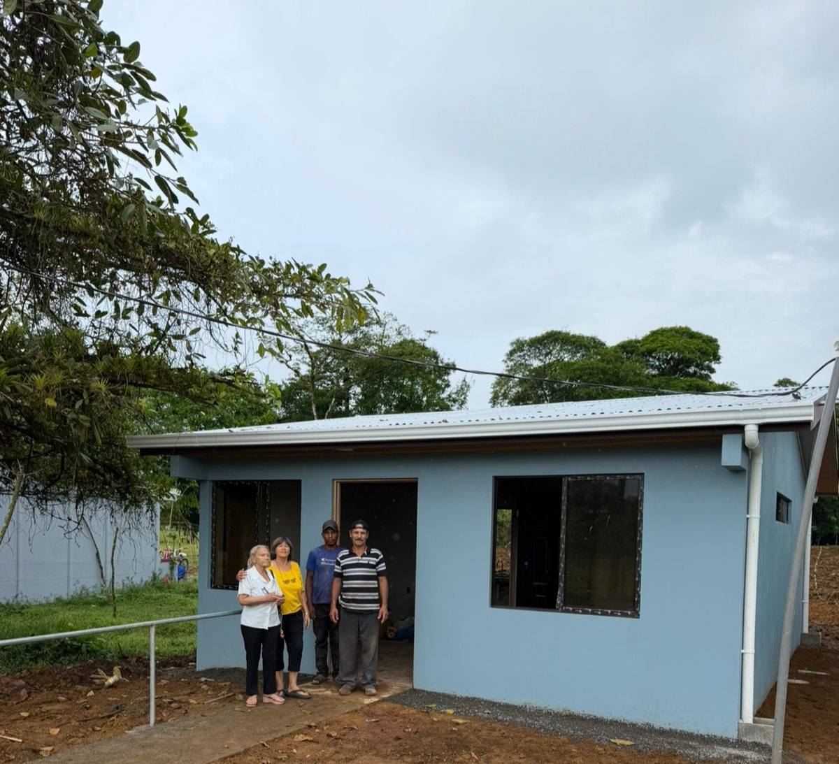 Entrega con familia